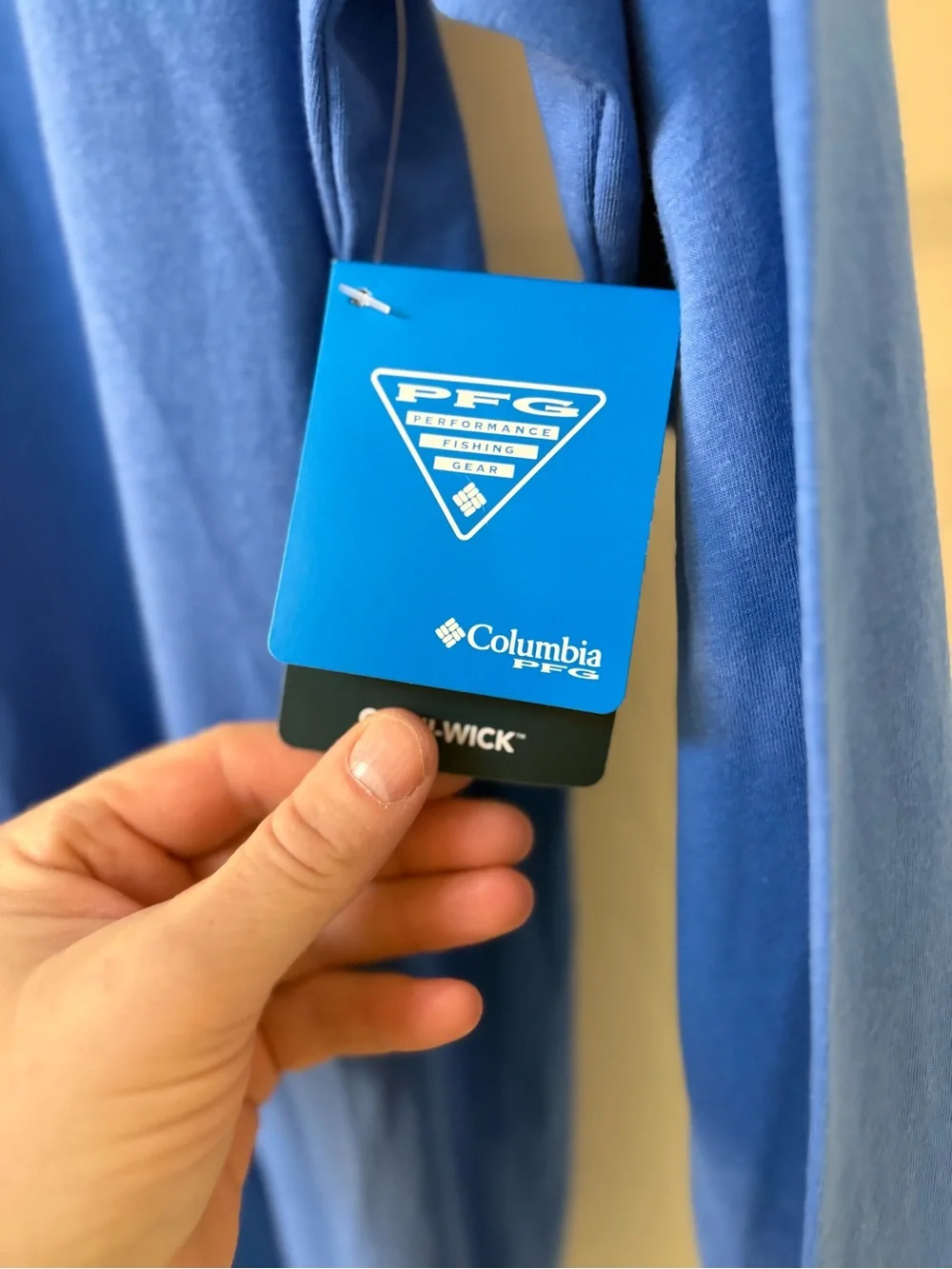 Boys Long-Sleeve Performance Shirt - Blue